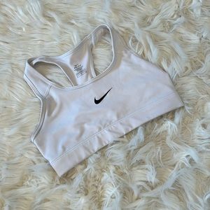 Nike Dri Fit Sports Bra White Size Small New Without Tags
